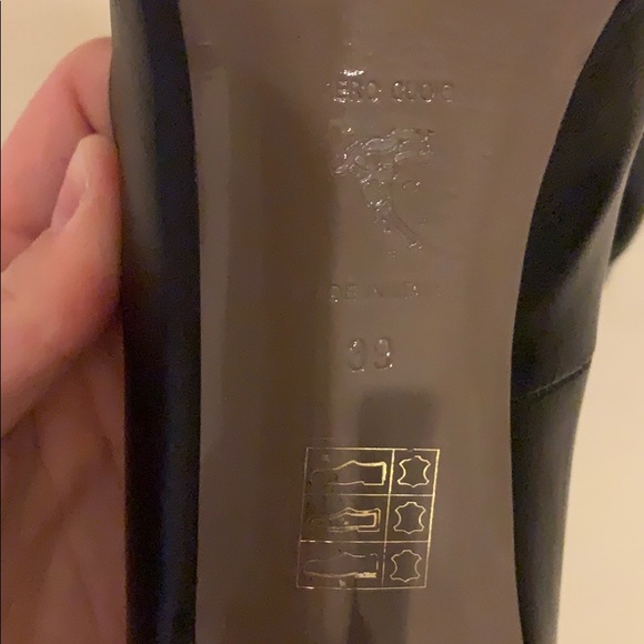 Versace Collection Black leather heels - Picture 5 of 6